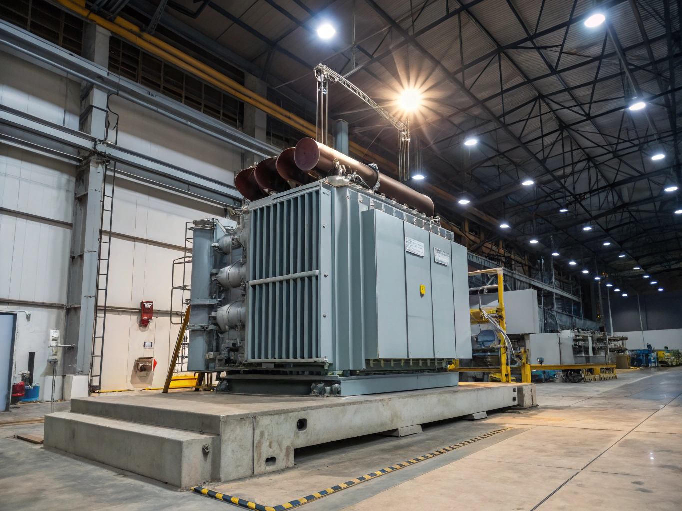 Transformateur de distribution immergé dans l'huile pour poste moyenne tension